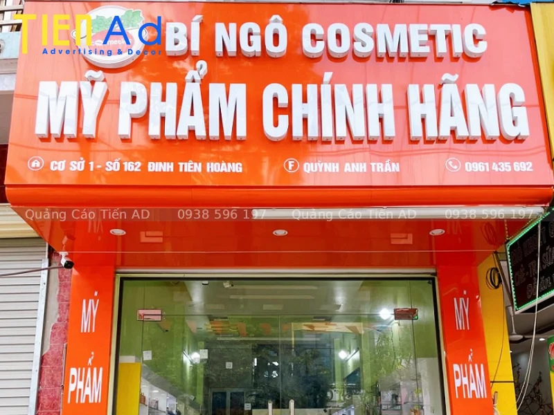 Mẫu bảng hiệu mỹ phẩm - 6