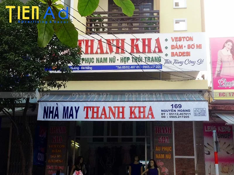 Mẫu bảng hiệu nhà may được khách hàng đánh giá cao hiện nay