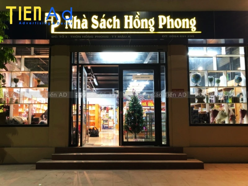 Mẫu bảng hiệu nhà sách - 3
