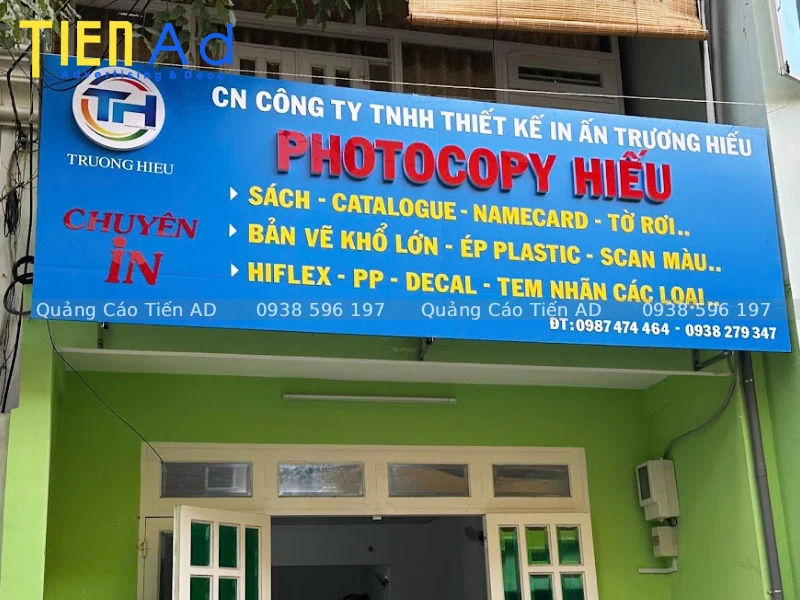 Mẫu bảng hiệu photocopy - 1