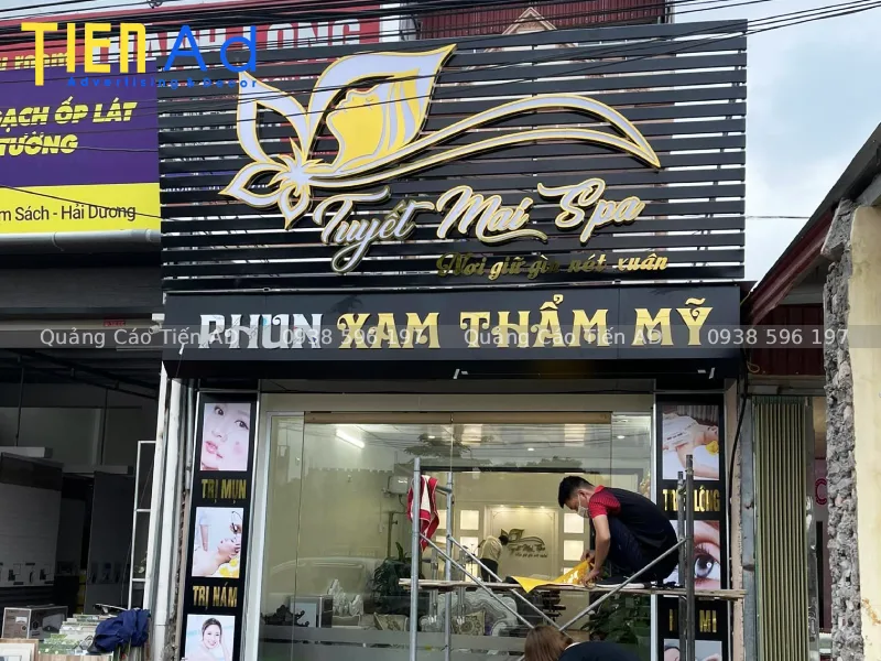 Mẫu bảng hiệu phun xăm thẩm mỹ - 7