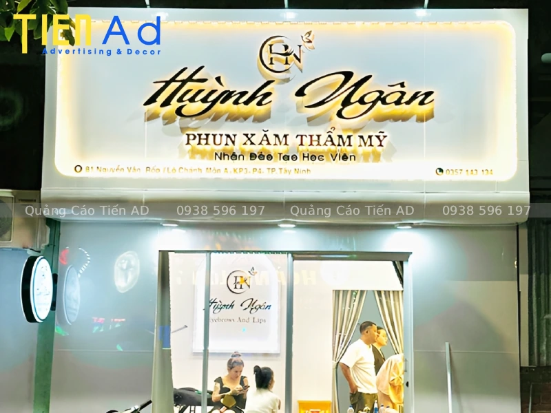 Mẫu bảng hiệu phun xăm thẩm mỹ - 8