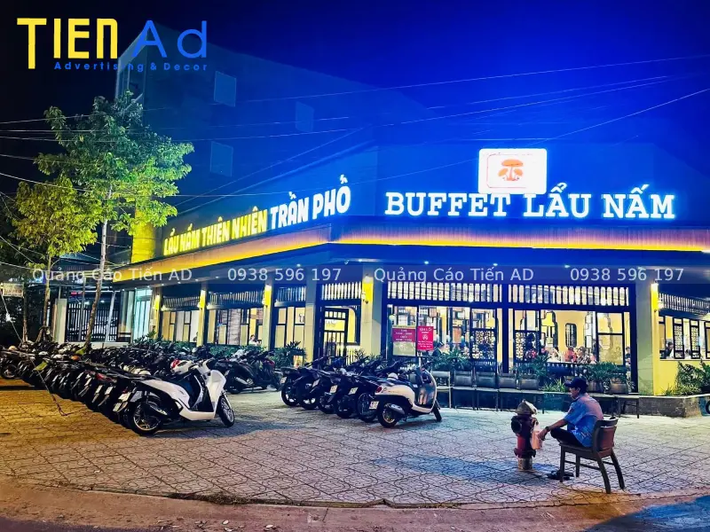 Mẫu bảng hiệu quán chay - 9