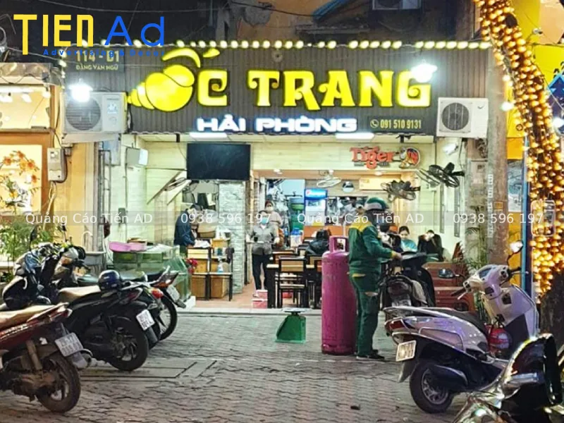 Mẫu bảng hiệu quán ốc - 1