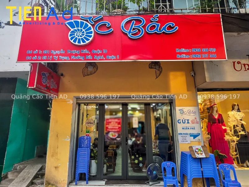 Mẫu bảng hiệu quán ốc - 2