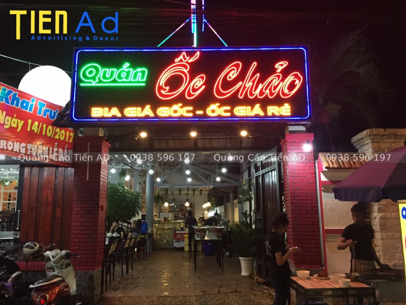 Mẫu bảng hiệu quán ốc - 3
