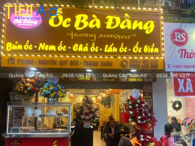 Mẫu bảng hiệu quán ốc - 4