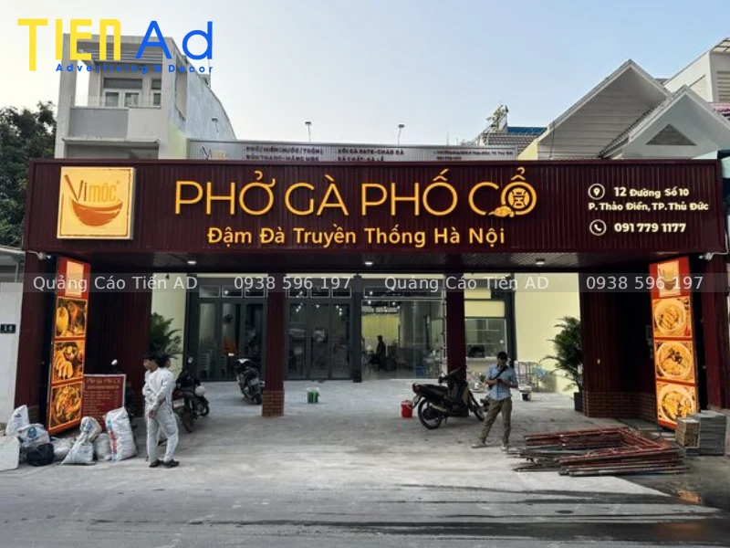 Mẫu bảng hiệu quán phở - 5