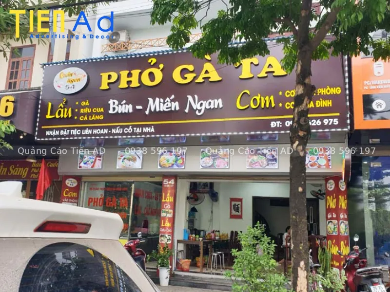Mẫu bảng hiệu quán phở - 7