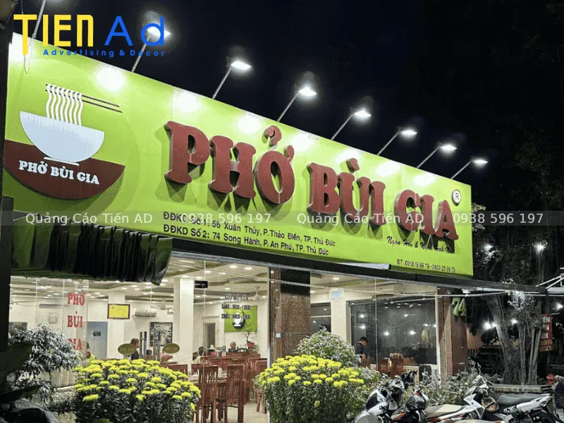 Mẫu bảng hiệu quán phở - 9