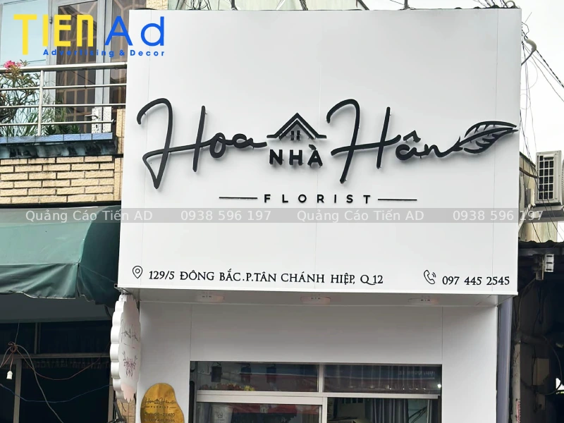 Mẫu bảng hiệu shop hoa tươi - 2