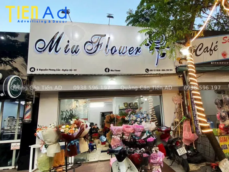 Mẫu bảng hiệu shop hoa tươi - 3