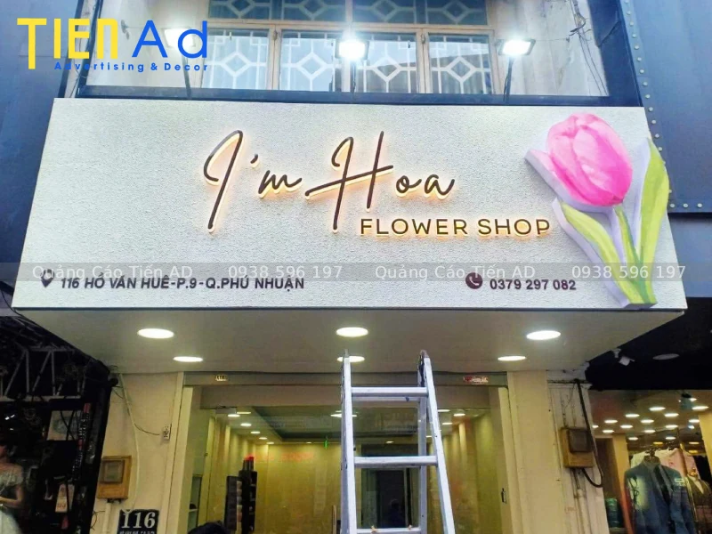 Mẫu bảng hiệu shop hoa tươi - 4