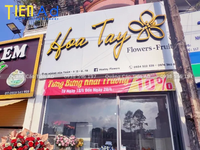 Mẫu bảng hiệu shop hoa tươi - 7