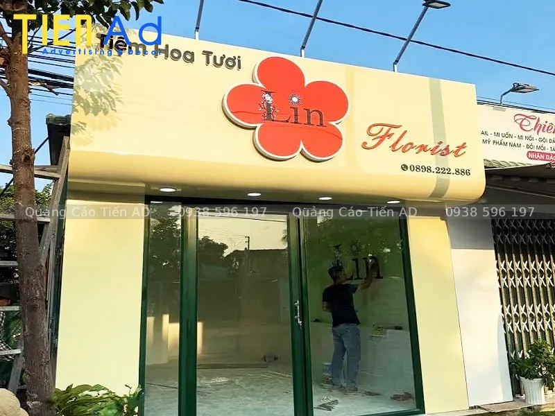 Mẫu bảng hiệu shop hoa tươi - 8