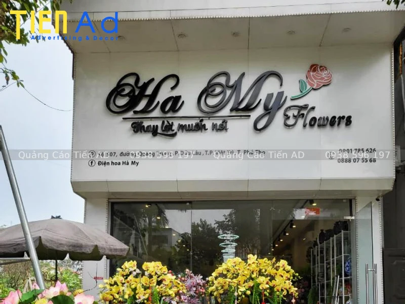 Mẫu bảng hiệu shop hoa tươi - 9