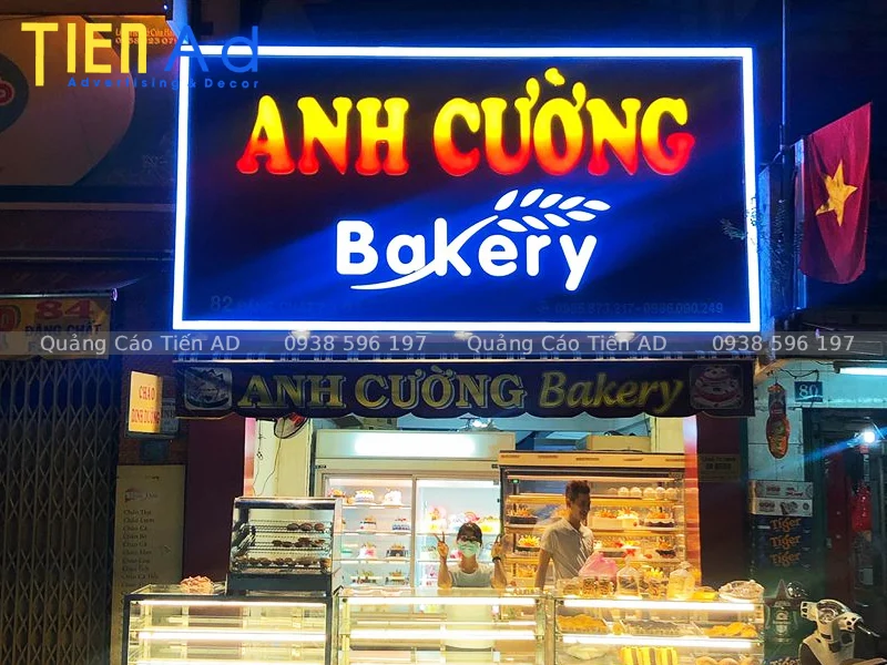 Mẫu bảng hiệu tiệm bánh - 1