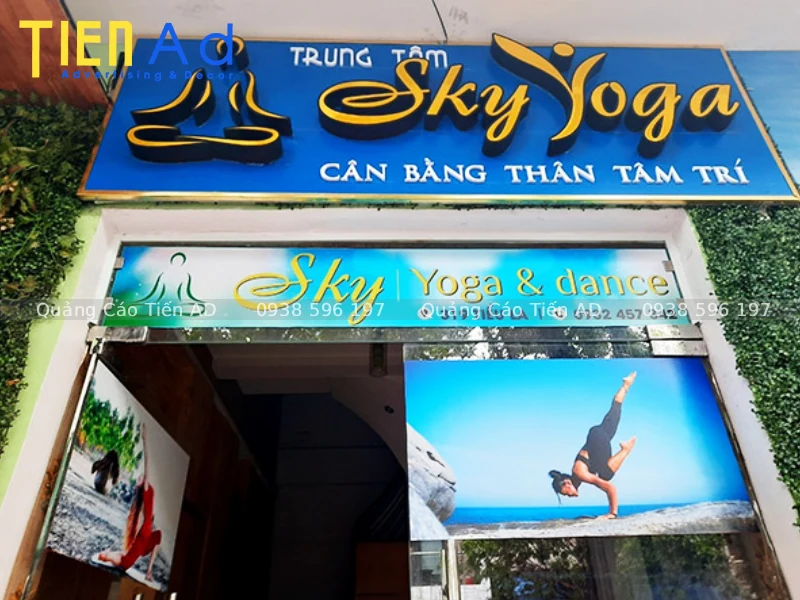 Mẫu bảng hiệu yoga - 4