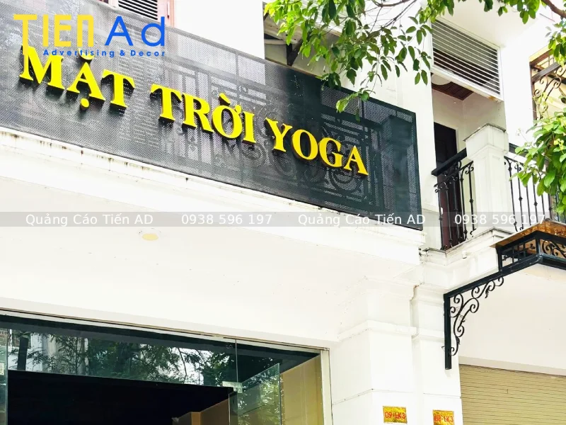 Mẫu bảng hiệu yoga - 8
