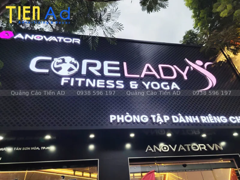 Mẫu bảng hiệu yoga - 9