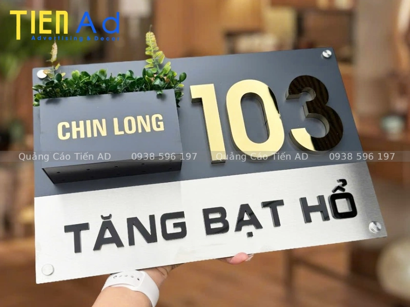 Mẫu bảng số nhà - 2