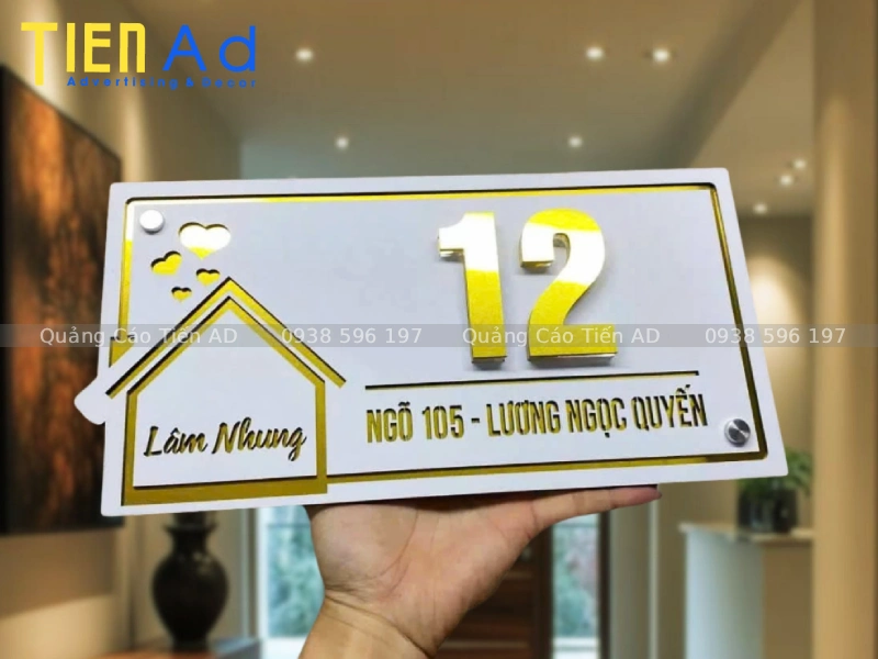 Mẫu bảng số nhà - 3