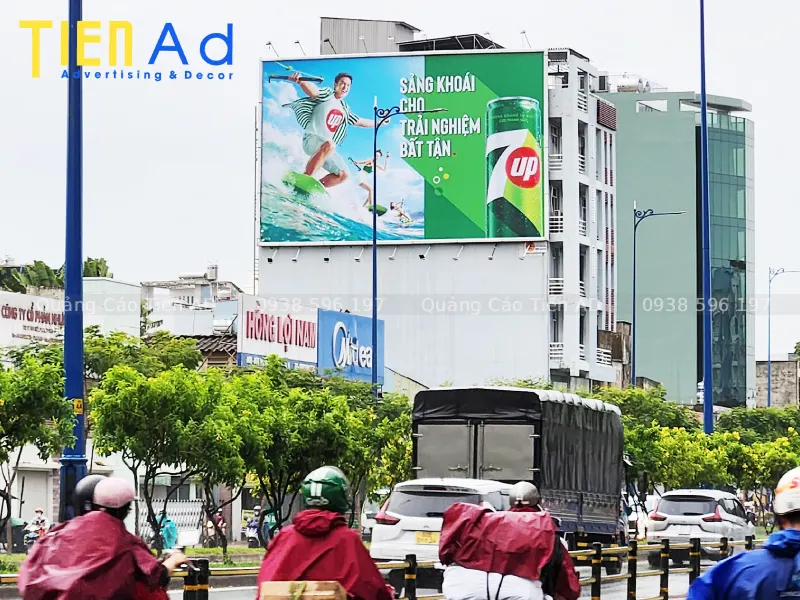 Mẫu bạt pano ốp tường quảng cáo - 1