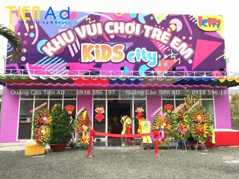 Mẫu biển quảng cáo khu vui chơi trẻ em - 2