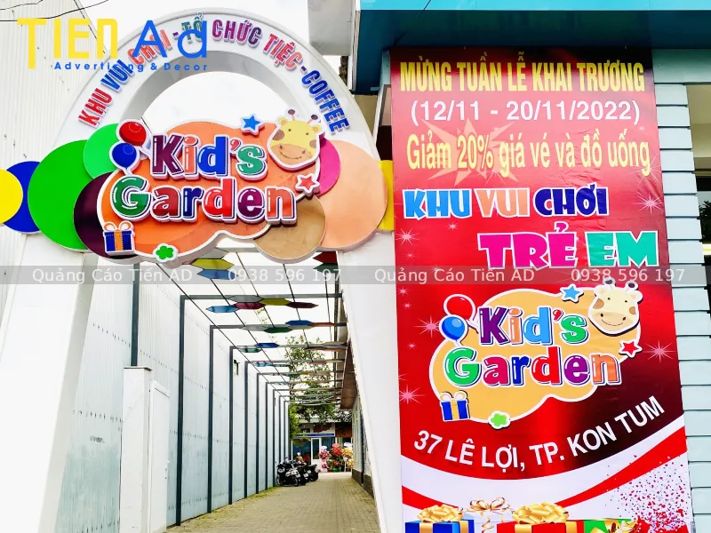 Mẫu biển quảng cáo khu vui chơi trẻ em - 9