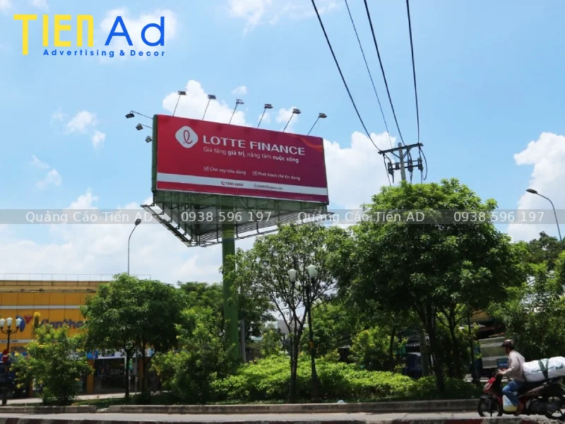 Mẫu biển quảng cáo lật 3 mặt Trivision Billboard - 3