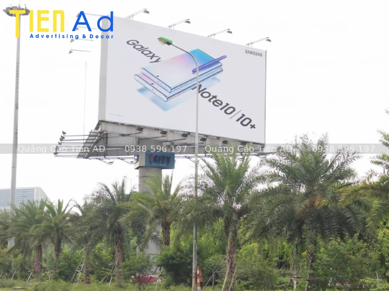 Mẫu biển quảng cáo lật 3 mặt Trivision Billboard - 9