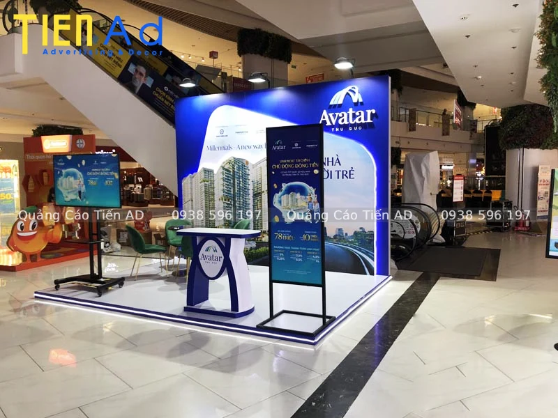 Mẫu booth bất động sản - 1