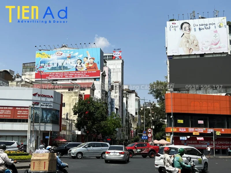 Mẫu các biển quảng cáo ngoài trời ấn tượng giúp thu hút sự chú ý của người qua đường