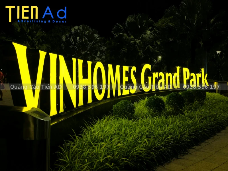 Mẫu chữ nổi chữ nổi cổng tòa nhà, khu đô thị, khu công nghiệp - 2