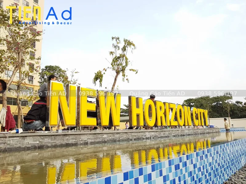 Mẫu chữ nổi chữ nổi cổng tòa nhà, khu đô thị, khu công nghiệp - 5
