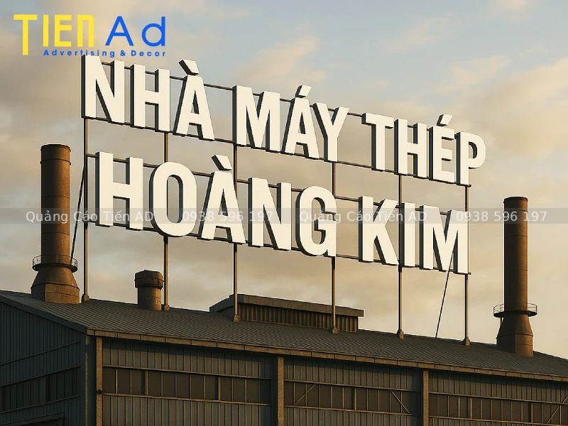 Mẫu chữ nổi nhà máy, nhà xưởng - 4