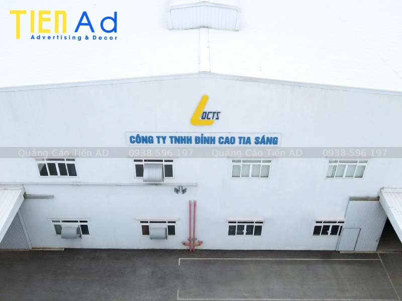 Mẫu chữ nổi nhà máy, nhà xưởng - 6
