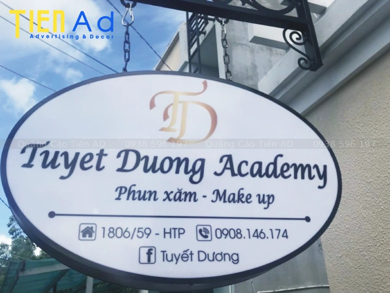 Mẫu hộp đèn hình oval hút nổi - 3