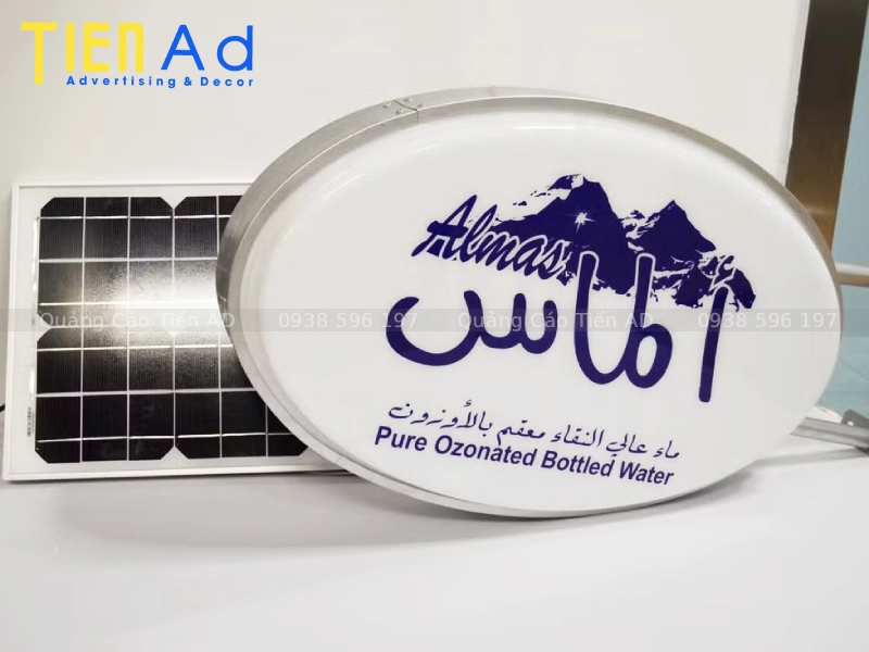 Mẫu hộp đèn hình oval hút nổi - 4