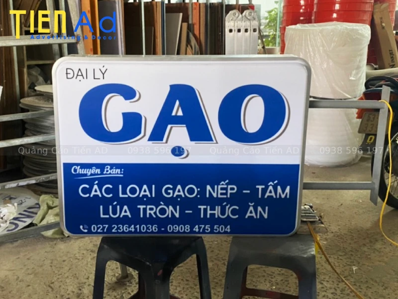 Mẫu hộp đèn hút nổi chữ nhật - 2