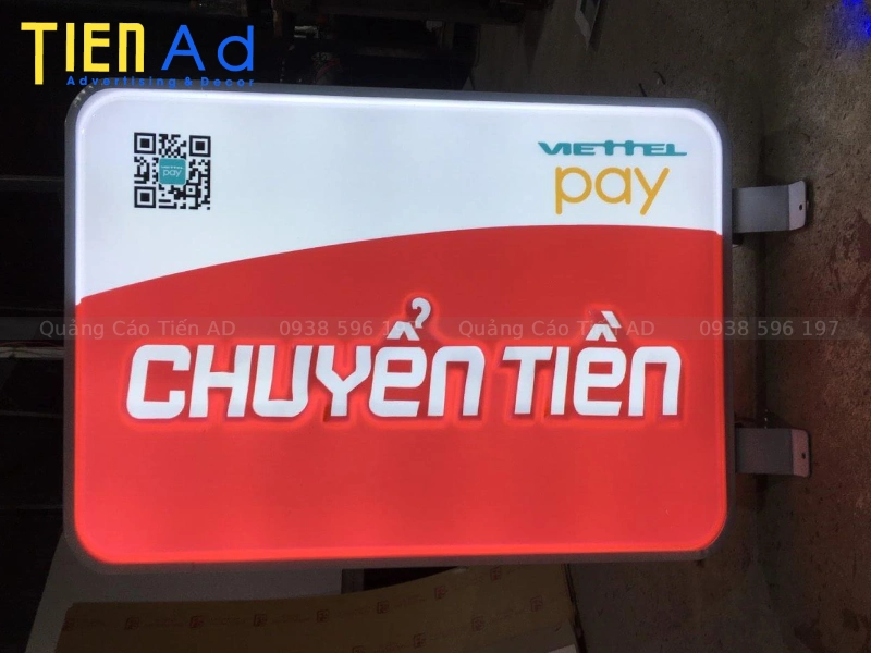 Mẫu hộp đèn hút nổi chữ nhật - 7