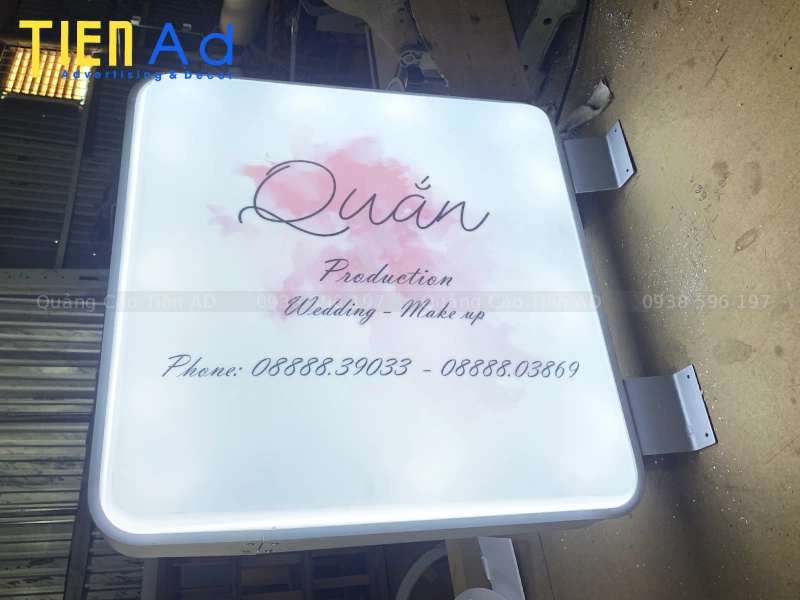 Mẫu hộp đèn hút nổi vuông - 5