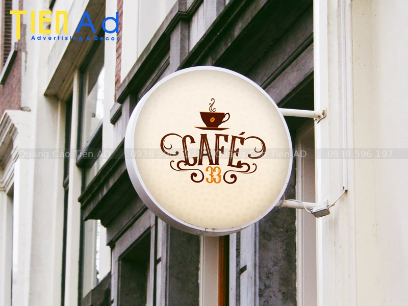 Mẫu hộp đèn quán cafe - 1