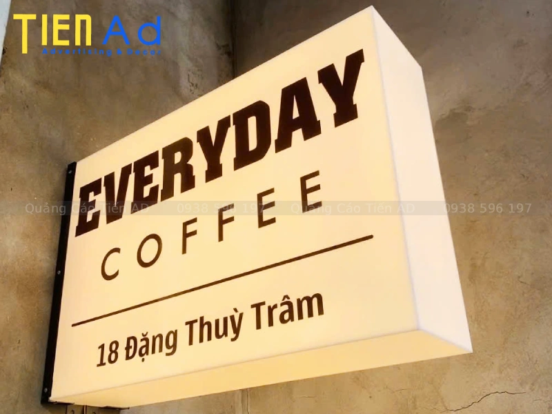 Mẫu hộp đèn quán cafe - 3