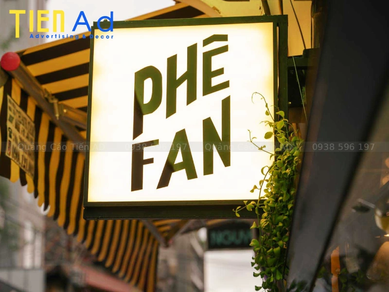 Mẫu hộp đèn quán cafe - 6