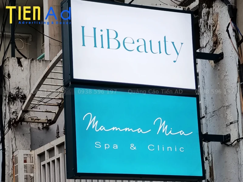 Mẫu hộp đèn spa - 1