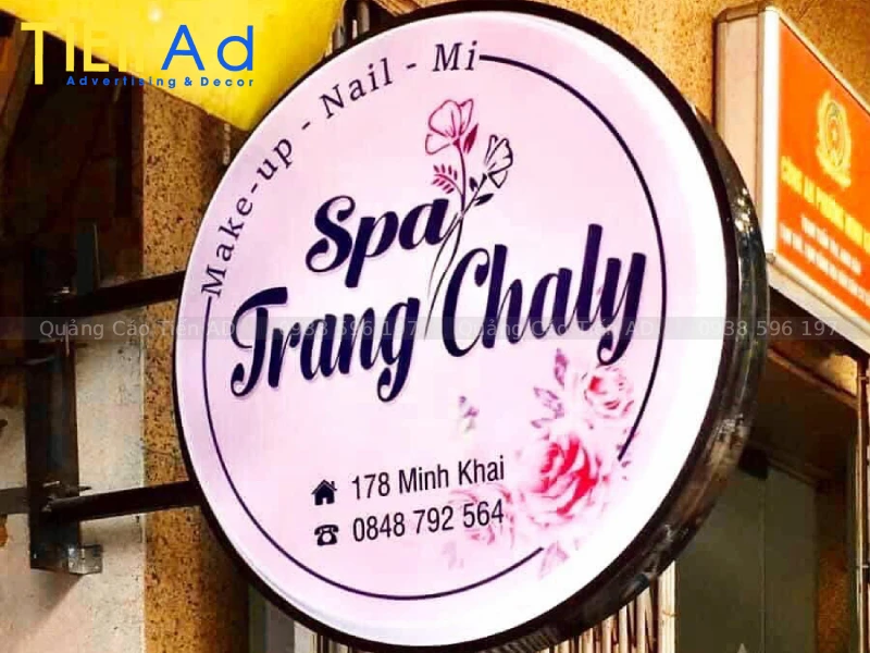 Mẫu hộp đèn spa - 3