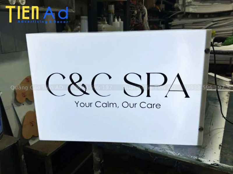 Mẫu hộp đèn spa - 6