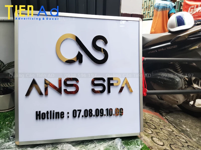 Mẫu hộp đèn spa - 7