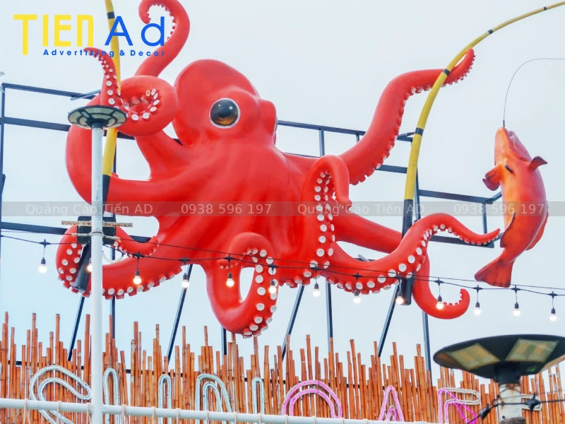 Mẫu mô hình bạch tuộc composite - 3
